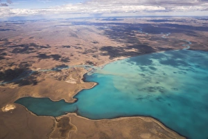 Aerial photo of Lago Argentino (Argentino Lake), El Calafate, Patagonia, Argentina Aerial photo of Lago Argentino (Argentino Lake), El Calafate, Patagonia, Argentina