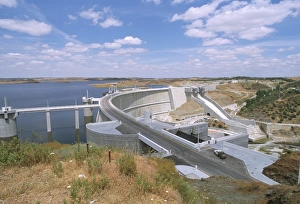 Alentejo Region Tourism Prints: Alqueva Dam