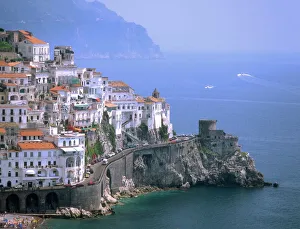 Amalfi coast, UNESCO World Heritage Site, Campania, Italy, Mediterranean, Europe Amalfi coast, UNESCO World Heritage Site, Campania, Italy, Mediterranean, Europe