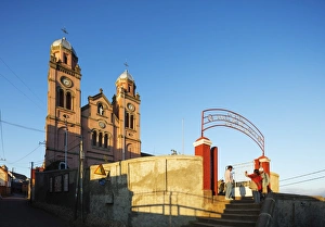 Ambozontany Cathedral, Fianarantsoa Haute Ville, old town, central area, Madagascar Ambozontany Cathedral, Fianarantsoa Haute Ville, old town, central area, Madagascar
