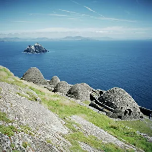 Munster Travel Destinations Prints: Ancient monastic settlement in Skellig Michael