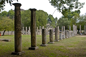 The ancient town of Olympia, UNESCO World Heritage Site, Peloponnese, Greece, Europe The ancient town of Olympia, UNESCO World Heritage Site, Peloponnese, Greece, Europe