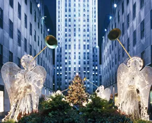 Angels at the Rockerfeller Centre