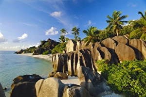 Indian Ocean Landscape Photography Prints: Anse Source d Argent Beach