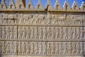 Persepolis Ancient City Prints: Apadama staircase
