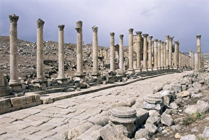 Jerash Archaeological Site Prints: Archaeological site of Jerash