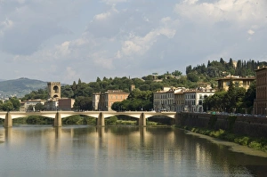 Florence Italy Travel Guide Prints: Arno River