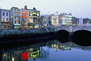 Tranquil Evening Scene Prints: Aston Quay