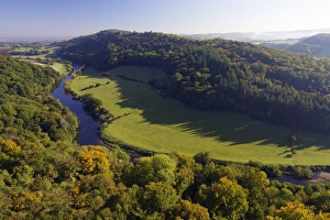 Autumn view north over Wye Valley from Symonds Yat Rock, Forest of Dean, Herefordshire Autumn view north over Wye Valley from Symonds Yat Rock, Forest of Dean, Herefordshire