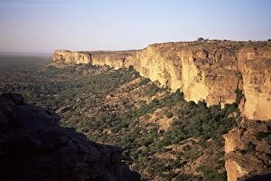 Cliff of Bandiagara (Land of the Dogons) Collection: The Bandiagara escarpment, Dogon area, Mali, Africa