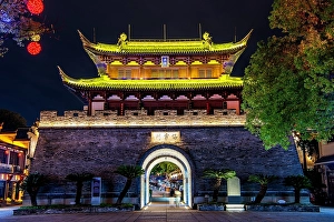 Chinese Cultural Heritage Sites Prints: Baoning Gate, reconstructed 2004