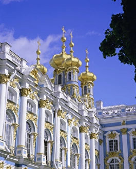 Russia Prints: Baroque St Catherine Palace Print