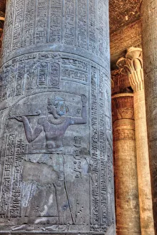Esna Temple Bas Reliefs Print