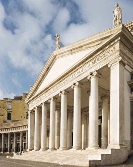 Basilica Reale Pontificia San Francesco da Paola, Naples, Campania, Italy, Europe Basilica Reale Pontificia San Francesco da Paola, Naples, Campania, Italy, Europe