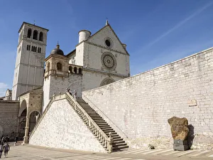 Basilica of St. Francis, UNESCO World Heritage Site, Assisi, Umbria, Italy, Europe Basilica of St. Francis, UNESCO World Heritage Site, Assisi, Umbria, Italy, Europe