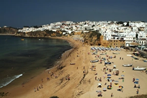 Portugal Tourism Prints: The beach at Albufeira