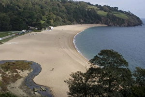 United Kingdom Coastal Scenery Prints: The beach at Blackpool Sands, Devon, England, United Kingdom, Europe