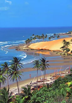 Beach in Fortaleza, Ceara, Brazil, South America Beach in Fortaleza, Ceara, Brazil, South America