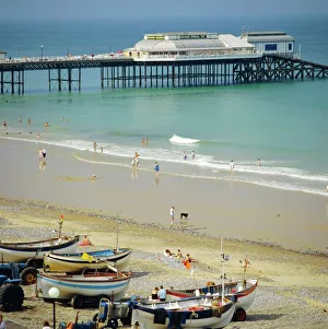 The Beach and Pier, Cromer, Norfolk, England, UK The Beach and Pier, Cromer, Norfolk, England, UK