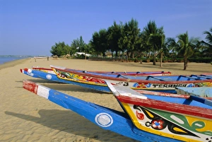 Peaceful Coastal Scenery Prints: The beach at Saly