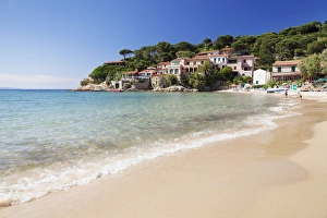 Beach at Scaglieri Bay, Island of Elba, Livorno Province, Tuscany, Italy, Europe Beach at Scaglieri Bay, Island of Elba, Livorno Province, Tuscany, Italy, Europe