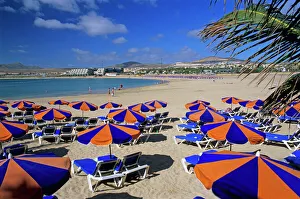 Beach view, Caleta de Fuste, Fuerteventura, Canary Islands, Spain, Atlantic, Europe Beach view, Caleta de Fuste, Fuerteventura, Canary Islands, Spain, Atlantic, Europe