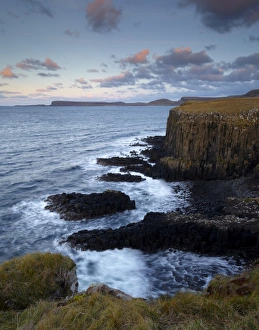 The beautifu Northern Isle of Skye coastline with a view toward Duntulm from near Kilmuir The beautifu Northern Isle of Skye coastline with a view toward Duntulm from near Kilmuir
