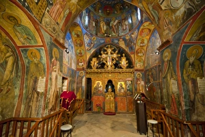 Beautiful painted Byzantine church, UNESCO World Heritage Site, Troodos mountains Beautiful painted Byzantine church, UNESCO World Heritage Site, Troodos mountains