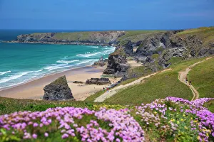 Cornwall Landscape Photography Prints: Bedruthan Steps, Newquay, Cornwall, England, United Kingdom, Europe