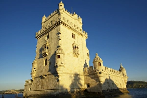Torre De Belem Portugal Prints: Belem Tower (Torre de Belem) at sunset
