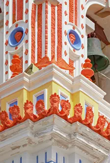 Symi Island Greece Prints: Bell tower, Panormitis monastery, Panormitis, Symi Island, Dodecanese Islands, Greece