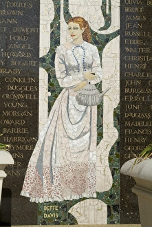 Bette Davis Mosaic Print