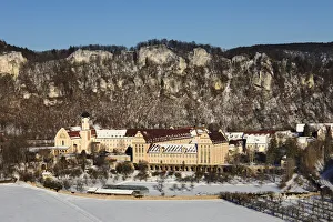 German Monasteries Europe Prints: Beuron Monastery, Upper Danube Nature Park, Swabian Alps, Baden-Wurttemberg, Germany