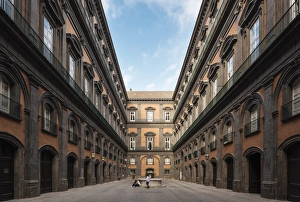 Biblioteca Nazionale di Napoli Vittorio Emanuele III, Naples, Campania, Italy, Europe Biblioteca Nazionale di Napoli Vittorio Emanuele III, Naples, Campania, Italy, Europe