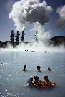 Blue Lagoon Print, Svarsengi Geothermal Plant