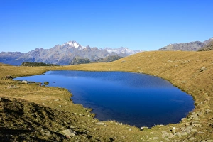 The blue Lakes of Campagneda framed by Monte Disgrazia, Malenco Valley, Province of Sondrio The blue Lakes of Campagneda framed by Monte Disgrazia, Malenco Valley, Province of Sondrio