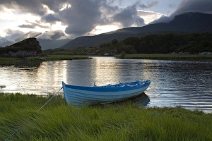Prints of Boat, Upper Lake, Killarney National Park, County Kerry, Munster, Republic of Ireland, Europe Images Dated 2006 August: Upper Lake Boat Print