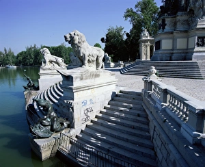 Spanish Capital City Prints: Boating lake