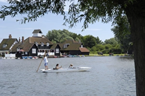Prints of Boating lake at Thorpeness, Suffolk, England, United Kingdom, Europe Lake Prints: Thorpeness Boating Lake Print, Suffolk England