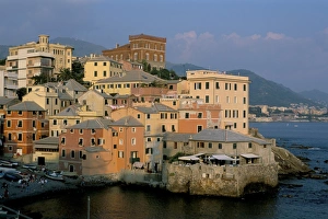 Italian Seaside Towns Prints: Boccadasse quarter