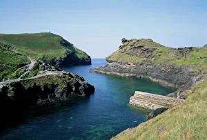 Boscastle harbour, Cornwall, England, United Kingdom, Europe Boscastle harbour, Cornwall, England, United Kingdom, Europe