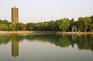 Boya Tower pagoda within the grounds of Beijing University, Haidian district Boya Tower pagoda within the grounds of Beijing University, Haidian district