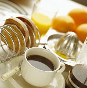 Fresh Orange Juice Prints: Breakfast, coffee