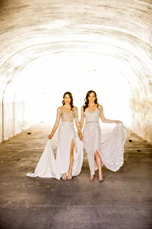 Brides First Look Print, Corona California