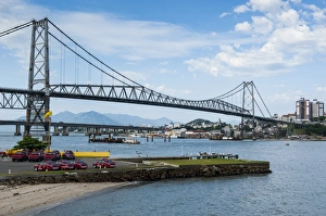 Bridge linking Florianopolis on Ilha Catarina (Santa Catarina Island) with the Continent Bridge linking Florianopolis on Ilha Catarina (Santa Catarina Island) with the Continent