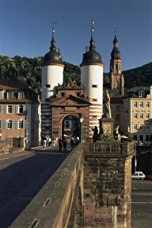 Baden Wurttemberg Travel Guide Prints: Bridge over the Neckar River