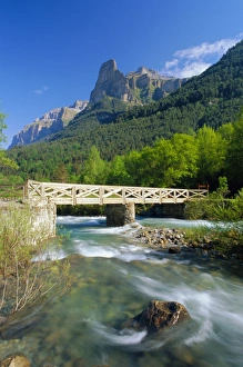 European Bridge Prints: Bridge over the River Arazas