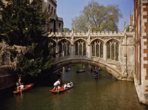 Bridge of Sighs over the River Cam at St. Johns College Bridge of Sighs over the River Cam at St. Johns College