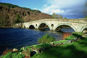 Prints of Bridges, Kenmore, Loch Tay, Scotland, United Kingdom, Europe Lake Prints: Kenmore Bridges Print, Loch Tay Scotland
