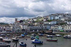 United Kingdom Photography Prints: Brixham harbour, Devon, England, United Kingdom, Europe